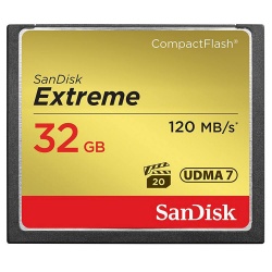 SanDisk Extreme 120MB sec 800x Compact Flash Card 32GB