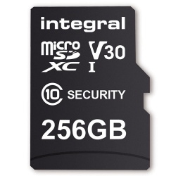 Integral Micro SD Card for Dash Cam Security Cam 4K Video V30 U3 High Endurance card 256GB