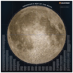 Celestron Observer's Map of the Moon