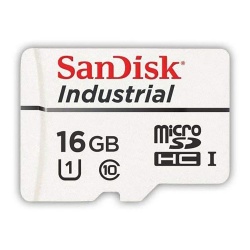 SanDisk Industrial MicroSDHC Class 10 Memory Card 16GB