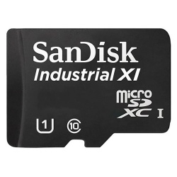 SanDisk Industrial XI MicroSDHC Class 10 UHS-I Memory Card 16GB