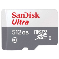 SanDisk Ultra Lite MicroSDXC Class 10 UHS-I 100MBs Card - 512GB