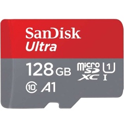 SanDisk Ultra MicroSDXC Card 140MBs A1 Class 10 UHS-I no Adapter - 128GB