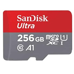 SanDisk Ultra MicroSDXC Card 150MBs A1 Class 10 UHS-I with Adapter - 256GB