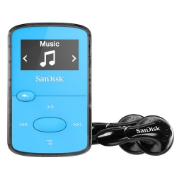 SanDisk Sansa Clip Jam MP3 Player 8GB Blue