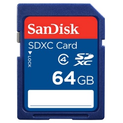 SanDisk Secure Digital Card SDXC CLASS 4 64GB